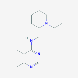 N-[(1-ethylpiperidin-2-yl)methyl]-5,6-dimethylpyrimidin-4-amine