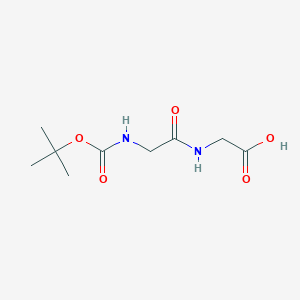 molecular formula C9H16N2O5 B558418 N-(叔丁氧羰基)甘氨酸甘氨酸 CAS No. 31972-52-8