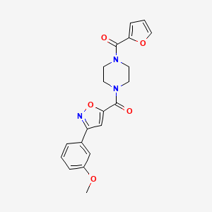 1-(2-furoyl)-4-{[3-(3-methoxyphenyl)-5-isoxazolyl]carbonyl}piperazine