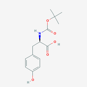 molecular formula C14H19NO5 B558432 Boc-D-酪氨酸 CAS No. 70642-86-3