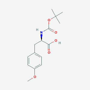 molecular formula C15H21NO5 B558434 Boc-D-酪氨酸(ME)-OH CAS No. 68856-96-2