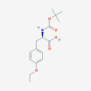 molecular formula C16H23NO5 B558435 Boc-D-Tyr(Et)-OH CAS No. 76757-92-1