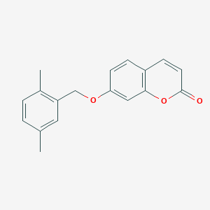 7-[(2,5-dimethylbenzyl)oxy]-2H-chromen-2-one