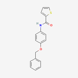 N-[4-(benzyloxy)phenyl]-2-thiophenecarboxamide