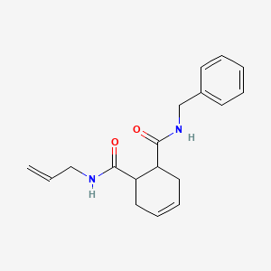molecular formula C18H22N2O2 B5584441 N-allyl-N'-benzyl-4-cyclohexene-1,2-dicarboxamide 