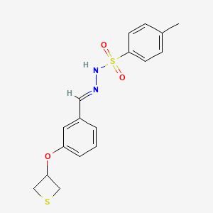 4-methyl-N'-[3-(3-thietanyloxy)benzylidene]benzenesulfonohydrazide