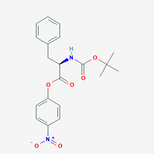 molecular formula C20H22N2O6 B558458 (R)-4-Nitrophenyl 2-((tert-butoxycarbonyl)amino)-3-phenylpropanoate CAS No. 16159-70-9