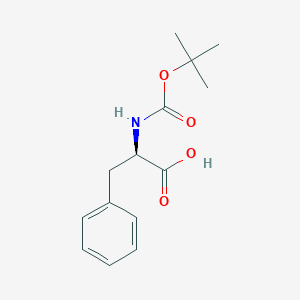 molecular formula C14H19NO4 B558462 Boc-D-phenylalanine CAS No. 18942-49-9