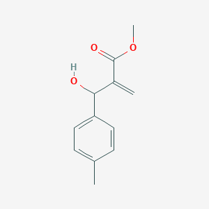 molecular formula C12H14O3 B055847 Methyl 2-(hydroxy(p-tolyl)methyl)acrylate CAS No. 115240-91-0