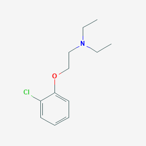 molecular formula C12H18ClNO B5584721 2-(2-chlorophenoxy)-N,N-diethylethanamine 
