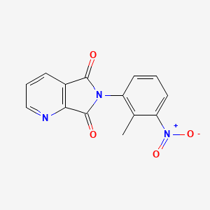 6-(2-METHYL-3-NITROPHENYL)-5H,6H,7H-PYRROLO[3,4-B]PYRIDINE-5,7-DIONE