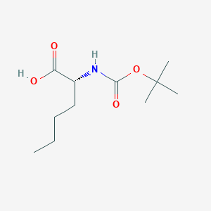 molecular formula C11H21NO4 B558476 Boc-D-正亮氨酸 CAS No. 55674-63-0