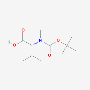 B558478 (R)-2-((tert-Butoxycarbonyl)(methyl)amino)-3-methylbutanoic acid CAS No. 89536-85-6
