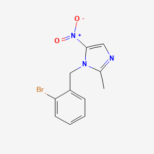 1-(2-bromobenzyl)-2-methyl-5-nitro-1H-imidazole