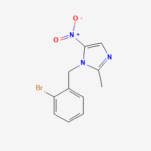 1-[(2-BROMOPHENYL)METHYL]-2-METHYL-5-NITRO-1H-IMIDAZOLE