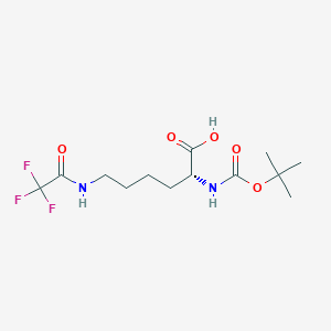 molecular formula C13H21F3N2O5 B558488 (R)-2-((叔丁氧羰基)氨基)-6-(2,2,2-三氟乙酰胺基)己酸 CAS No. 96561-04-5