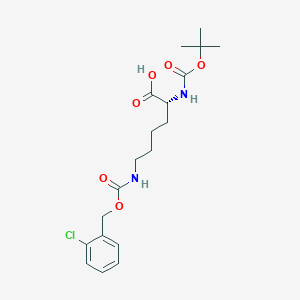 molecular formula C19H27ClN2O6 B558492 Boc-D-赖氨酸(2-Cl-Z)-OH CAS No. 57096-11-4