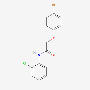 molecular formula C14H11BrClNO2 B5584990 2-(4-bromophenoxy)-N-(2-chlorophenyl)acetamide 