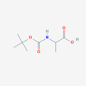 B558503 2-((tert-Butoxycarbonyl)amino)propanoic acid CAS No. 3744-87-4