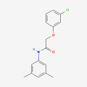 molecular formula C16H16ClNO2 B5585064 2-(3-chlorophenoxy)-N-(3,5-dimethylphenyl)acetamide 