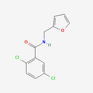molecular formula C12H9Cl2NO2 B5585081 2,5-二氯-N-(2-呋喃基甲基)苯甲酰胺 CAS No. 65861-77-0