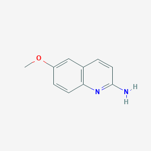 molecular formula C10H10N2O B055851 6-甲氧基喹啉-2-胺 CAS No. 119990-33-9