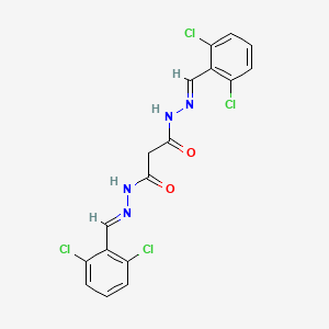 N'~1~,N'~3~-bis(2,6-dichlorobenzylidene)malonohydrazide