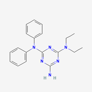 N~2~,N~2~-diethyl-N~4~,N~4~-diphenyl-1,3,5-triazine-2,4,6-triamine