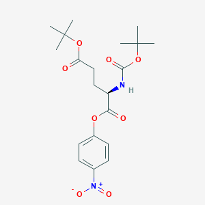 molecular formula C20H28N2O8 B558529 Boc-D-谷氨酸(叔丁氧基)-onp CAS No. 200397-60-0