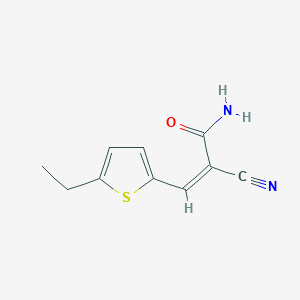 2-cyano-3-(5-ethyl-2-thienyl)acrylamide