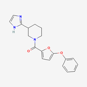 3-(1H-imidazol-2-yl)-1-(5-phenoxy-2-furoyl)piperidine