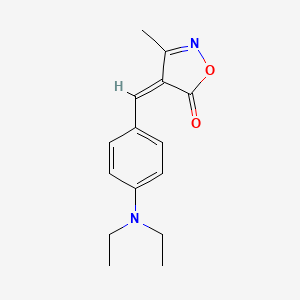 4-[4-(diethylamino)benzylidene]-3-methyl-5(4H)-isoxazolone