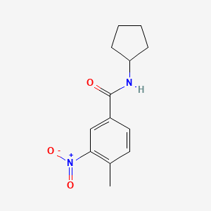 N-cyclopentyl-4-methyl-3-nitrobenzamide