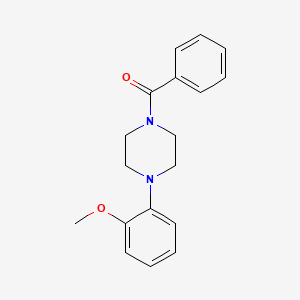 molecular formula C18H20N2O2 B5585515 1-benzoyl-4-(2-methoxyphenyl)piperazine 