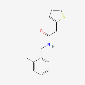 N-(2-methylbenzyl)-2-(2-thienyl)acetamide