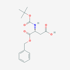 molecular formula C16H21NO6 B558560 Boc-D-天冬氨酸-OBzl CAS No. 92828-64-3