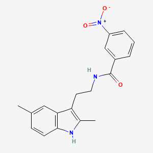 N-[2-(2,5-dimethyl-1H-indol-3-yl)ethyl]-3-nitrobenzamide