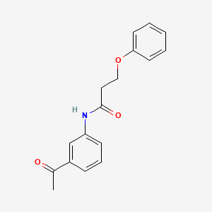 N-(3-acetylphenyl)-3-phenoxypropanamide