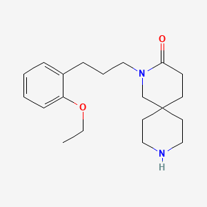 2-[3-(2-ethoxyphenyl)propyl]-2,9-diazaspiro[5.5]undecan-3-one hydrochloride