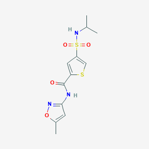 4-[(isopropylamino)sulfonyl]-N-(5-methyl-3-isoxazolyl)-2-thiophenecarboxamide