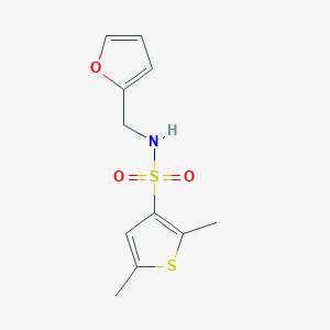 N-(2-furylmethyl)-2,5-dimethylthiophene-3-sulfonamide