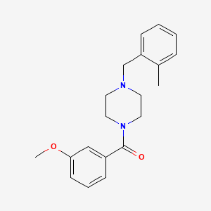 1-(3-methoxybenzoyl)-4-(2-methylbenzyl)piperazine