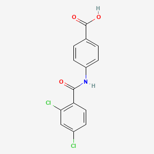 4-[(2,4-dichlorobenzoyl)amino]benzoic acid