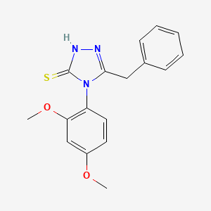 5-benzyl-4-(2,4-dimethoxyphenyl)-4H-1,2,4-triazole-3-thiol