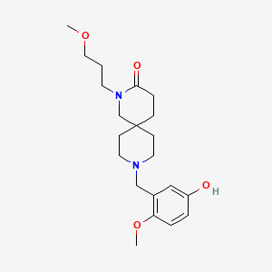 9-(5-hydroxy-2-methoxybenzyl)-2-(3-methoxypropyl)-2,9-diazaspiro[5.5]undecan-3-one