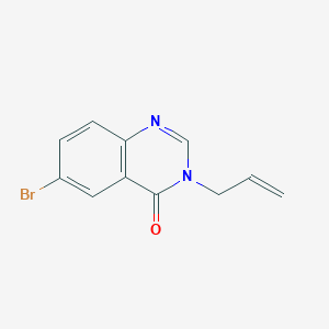 molecular formula C11H9BrN2O B5585930 3-allyl-6-bromo-4(3H)-quinazolinone 