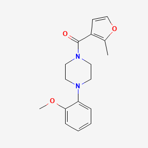 1-(2-methoxyphenyl)-4-(2-methyl-3-furoyl)piperazine