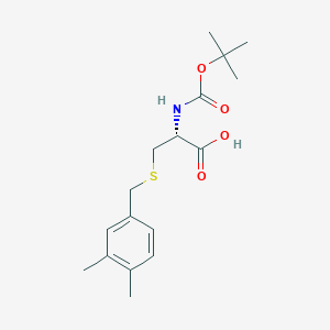 molecular formula C17H25NO4S B558598 Boc-cys(3,4-dimethylbenzyl)-OH CAS No. 41117-66-2
