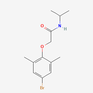 molecular formula C13H18BrNO2 B5586008 2-(4-bromo-2,6-dimethylphenoxy)-N-isopropylacetamide 