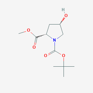 molecular formula C11H19NO5 B558603 N-Boc-顺式-4-羟基-L-脯氨酸甲酯 CAS No. 102195-79-9